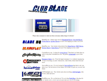 Tablet Screenshot of clubblade.com